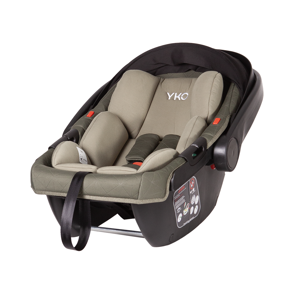 Lightweight Infant Car Seat with Large Canopy